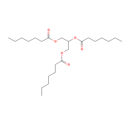 2,3-di(heptanoyloxy)propyl heptanoate (CAS: 620-67-7) - Related Chemical Product