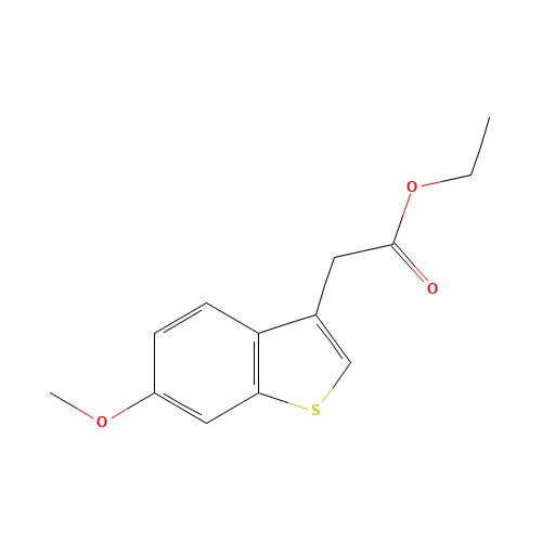 ethyl 2-(6-methoxy-1-benzothiophen-3-yl)acetate (CAS: 16769-00-9) - Related Chemical Product