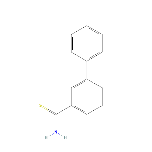 3-phenylbenzenecarbothioamide (CAS: 175691-91-5) - Chemical Structure and Molecular Formula 