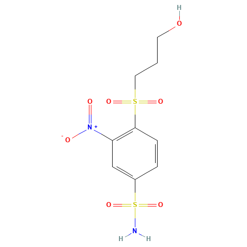 4-(3-hydroxypropylsulfonyl)-3-nitrobenzenesulfonamide (CAS: 108966-60-5) - Related Chemical Product