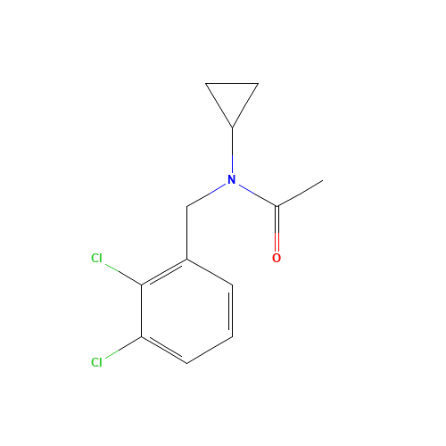 N-cyclopropyl-N-[(2,3-dichlorophenyl)methyl]acetamide (CAS: 1041439-18-2) - Related Chemical Product