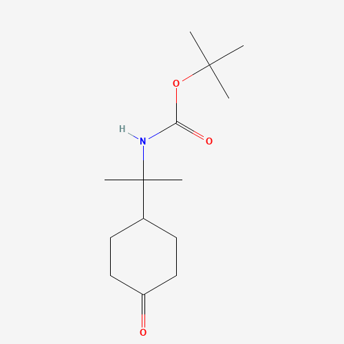 tert-butyl N-[2-(4-oxocyclohexyl)propan-2-yl]carbamate (CAS: 1158753-35-5) - Related Chemical Product