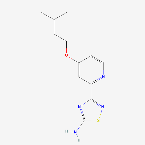 3-[4-(3-methylbutoxy)pyridin-2-yl]-1,2,4-thiadiazol-5-amine (CAS: 1179360-57-6) - Related Chemical Product
