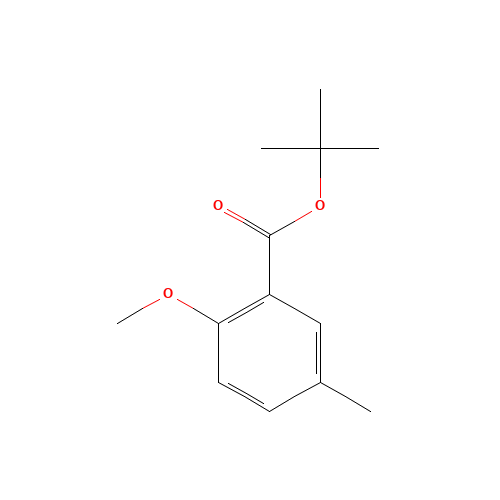 tert-butyl 2-methoxy-5-methylbenzoate (CAS: 1409513-39-8) - Chemical Structure and Molecular Formula 
