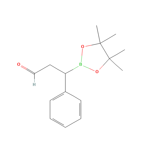 3-phenyl-3-(4,4,5,5-tetramethyl-1,3,2-dioxaborolan-2-yl)propanal (CAS: 264144-78-7) - Related Chemical Product