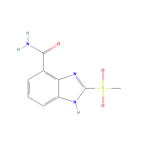 2-methylsulfonyl-1H-benzimidazole-4-carboxamide (CAS: 636574-48-6) - Related Chemical Product