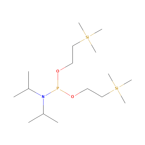 N-[bis(2-trimethylsilylethoxy)phosphanyl]-N-propan-2-ylpropan-2-amine (CAS: 121373-20-4) - Related Chemical Product