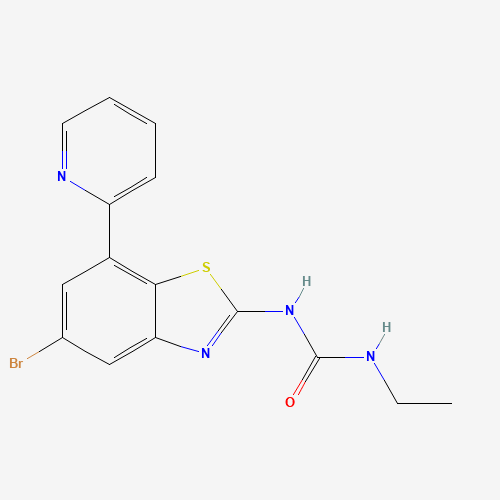 1-(5-bromo-7-pyridin-2-yl-1,3-benzothiazol-2-yl)-3-ethylurea (CAS: 1000289-61-1) - Related Chemical Product