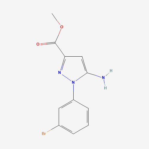 methyl 5-amino-1-(3-bromophenyl)pyrazole-3-carboxylate (CAS: 784143-09-5) - Related Chemical Product