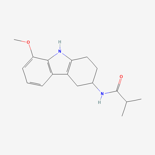 N-(8-methoxy-2,3,4,9-tetrahydro-1H-carbazol-3-yl)-2-methylpropanamide (CAS: 918792-66-2) - Related Chemical Product