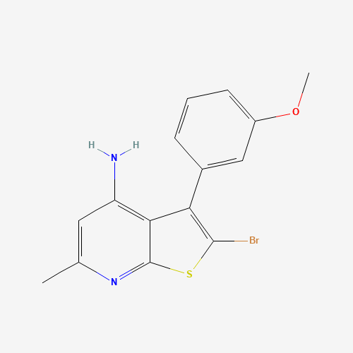 2-bromo-3-(3-methoxyphenyl)-6-methylthieno[2,3-b]pyridin-4-amine (CAS: 1312594-20-9) - Related Chemical Product