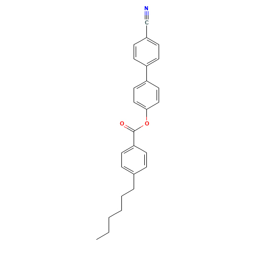 [4-(4-cyanophenyl)phenyl] 4-hexylbenzoate (CAS: 59443-81-1) - Related Chemical Product