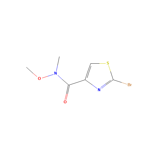 2-bromo-N-methoxy-N-methyl-1,3-thiazole-4-carboxamide (CAS: 888314-10-1) - Related Chemical Product
