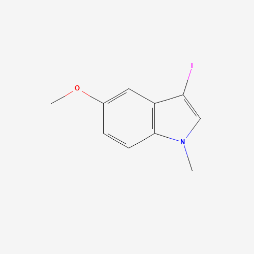 3-iodo-5-methoxy-1-methylindole (CAS: 1005349-15-4) - Chemical Structure and Molecular Formula 