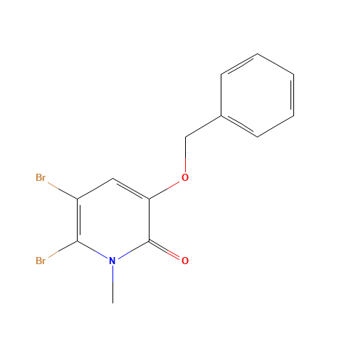 5,6-dibromo-1-methyl-3-phenylmethoxypyridin-2-one (CAS: 1333147-66-2) - Related Chemical Product