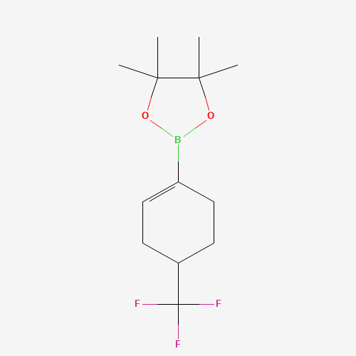 4,4,5,5-tetramethyl-2-[4-(trifluoromethyl)cyclohexen-1-yl]-1,3,2-dioxaborolane (CAS: 683242-93-5) - Related Chemical Product