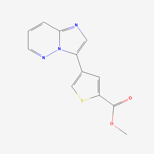 methyl 4-imidazo[1,2-b]pyridazin-3-ylthiophene-2-carboxylate (CAS: 1235545-56-8) - Related Chemical Product