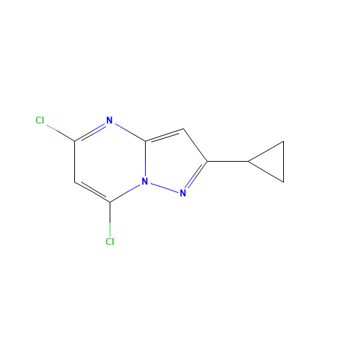 5,7-dichloro-2-cyclopropylpyrazolo[1,5-a]pyrimidine (CAS: 893447-41-1) - Related Chemical Product