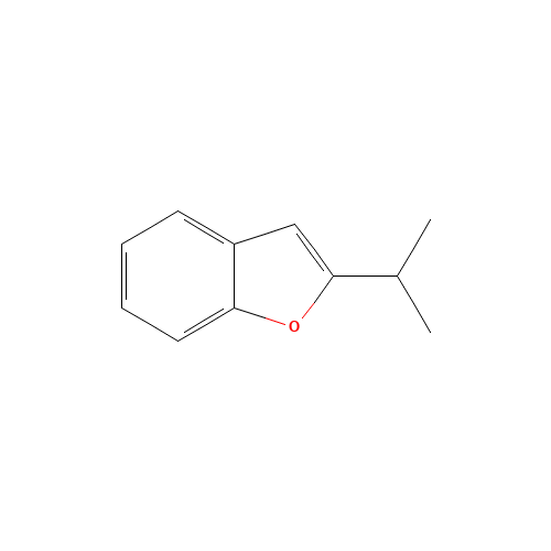 2-propan-2-yl-1-benzofuran (CAS: 28748-41-6) - Chemical Structure and Molecular Formula 