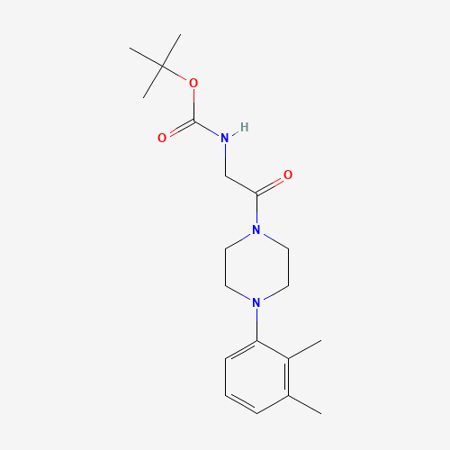 tert-butyl N-[2-[4-(2,3-dimethylphenyl)piperazin-1-yl]-2-oxoethyl]carbamate (CAS: 186594-67-2) - Related Chemical Product