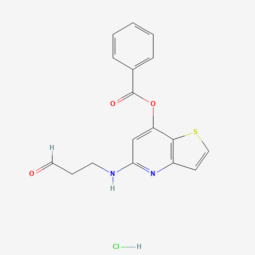 [5-(3-oxopropylamino)thieno[3,2-b]pyridin-7-yl] benzoate;hydrochloride (CAS: 1015223-89-8) - Related Chemical Product