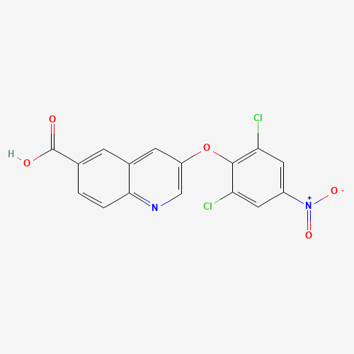 3-(2,6-dichloro-4-nitrophenoxy)quinoline-6-carboxylic acid (CAS: 315228-48-9) - Related Chemical Product