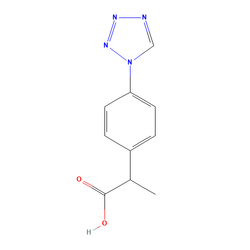 2-[4-(tetrazol-1-yl)phenyl]propanoic acid (CAS: 1374573-46-2) - Related Chemical Product