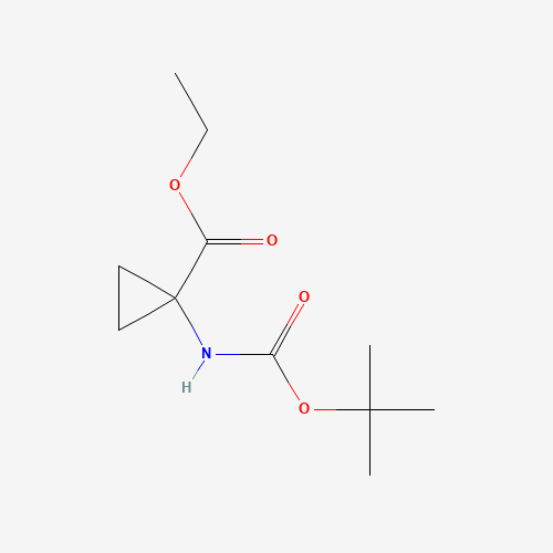 ethyl 1-[(2-methylpropan-2-yl)oxycarbonylamino]cyclopropane-1-carboxylate (CAS: 107259-05-2) - Related Chemical Product