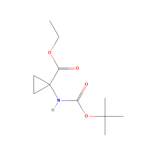 ethyl 1-[(2-methylpropan-2-yl)oxycarbonylamino]cyclopropane-1-carboxylate (CAS: 107259-05-2) - Related Chemical Product