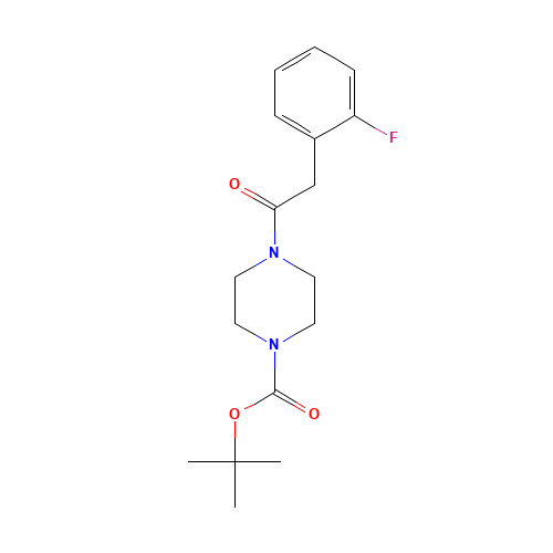 tert-butyl 4-[2-(2-fluorophenyl)acetyl]piperazine-1-carboxylate (CAS: 194943-59-4) - Related Chemical Product