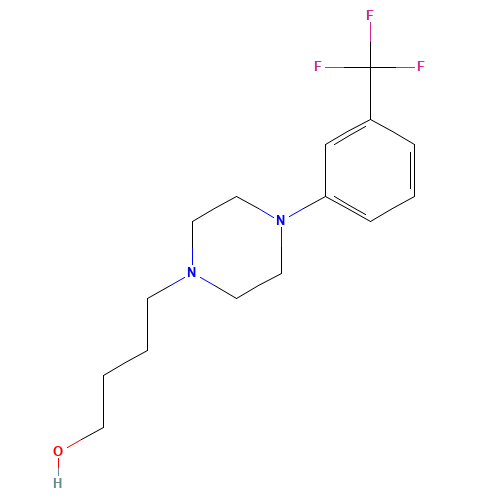 4-[4-[3-(trifluoromethyl)phenyl]piperazin-1-yl]butan-1-ol (CAS: 223461-49-2) - Related Chemical Product