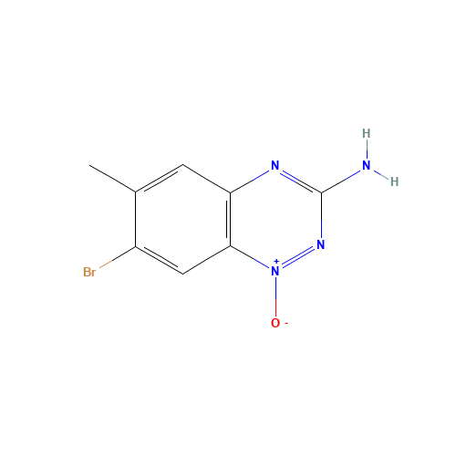 7-bromo-6-methyl-1-oxido-1,2,4-benzotriazin-1-ium-3-amine (CAS: 929194-27-4) - Related Chemical Product