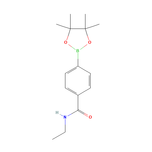 N-ethyl-4-(4,4,5,5-tetramethyl-1,3,2-dioxaborolan-2-yl)benzamide (CAS: 1415793-72-4) - Related Chemical Product
