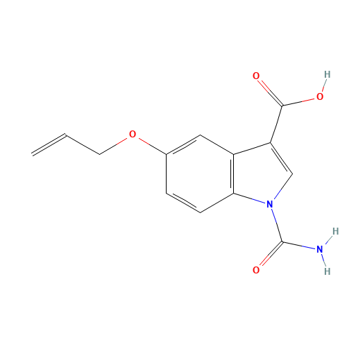 1-carbamoyl-5-prop-2-enoxyindole-3-carboxylic acid (CAS: 1386456-36-5) - Related Chemical Product