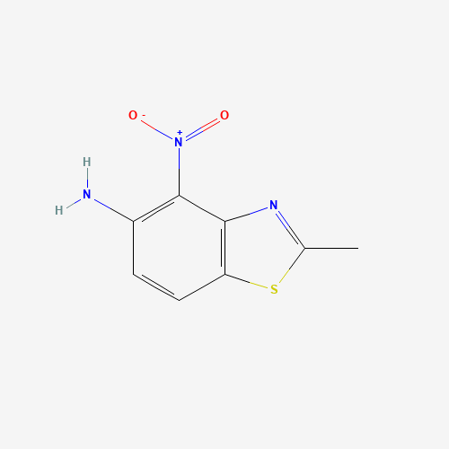 2-methyl-4-nitro-1,3-benzothiazol-5-amine (CAS: 40671-24-7) - Related Chemical Product