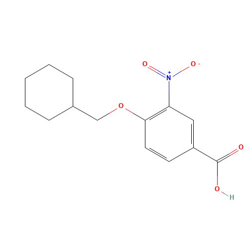 4-(cyclohexylmethoxy)-3-nitrobenzoic acid (CAS: 204840-82-4) - Related Chemical Product