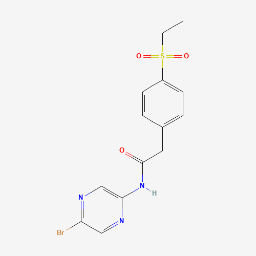 N-(5-bromopyrazin-2-yl)-2-(4-ethylsulfonylphenyl)acetamide (CAS: 1442115-12-9) - Related Chemical Product