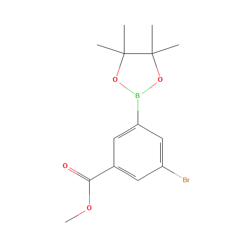 methyl 3-bromo-5-(4,4,5,5-tetramethyl-1,3,2-dioxaborolan-2-yl)benzoate (CAS: 1025718-78-8) - Related Chemical Product