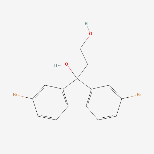 2,7-dibromo-9-(2-hydroxyethyl)fluoren-9-ol (CAS: 1616114-26-1) - Related Chemical Product