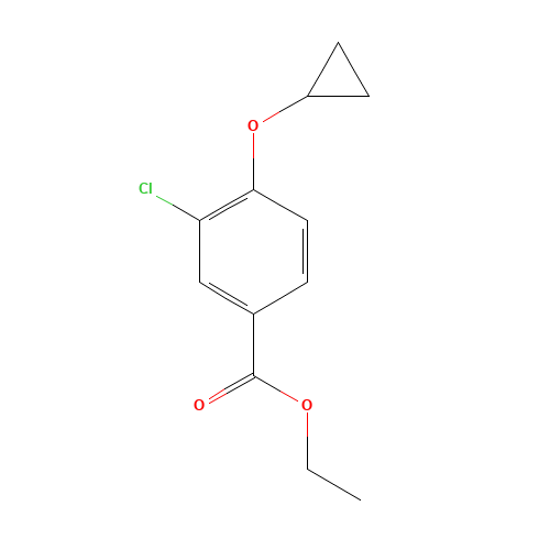 ethyl 3-chloro-4-cyclopropyloxybenzoate (CAS: 869569-69-7) - Related Chemical Product