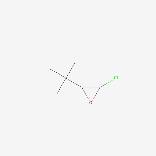 2-tert-butyl-3-chlorooxirane (CAS: 30263-71-9) - Chemical Structure and Molecular Formula 