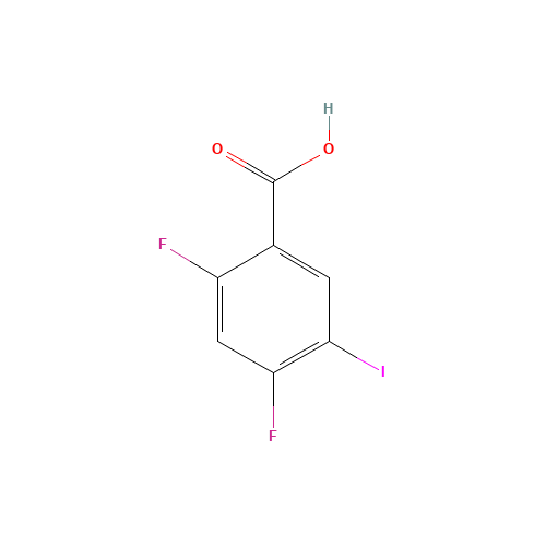 2,4-difluoro-5-iodobenzoic acid (CAS: 161531-51-7) - Related Chemical Product