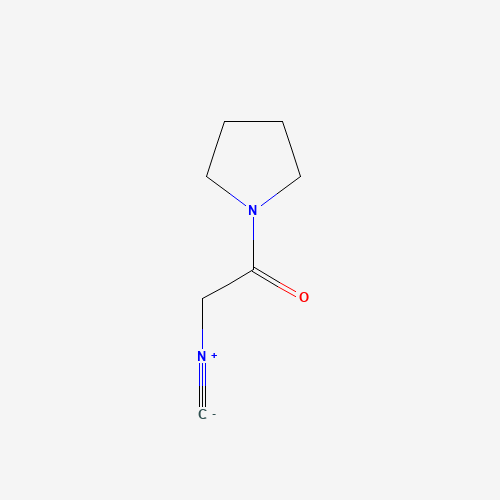 2-isocyano-1-pyrrolidin-1-ylethanone (CAS: 67434-30-4) - Chemical Structure and Molecular Formula 