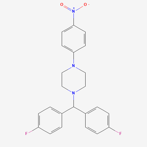 1-[bis(4-fluorophenyl)methyl]-4-(4-nitrophenyl)piperazine (CAS: 851472-82-7) - Related Chemical Product
