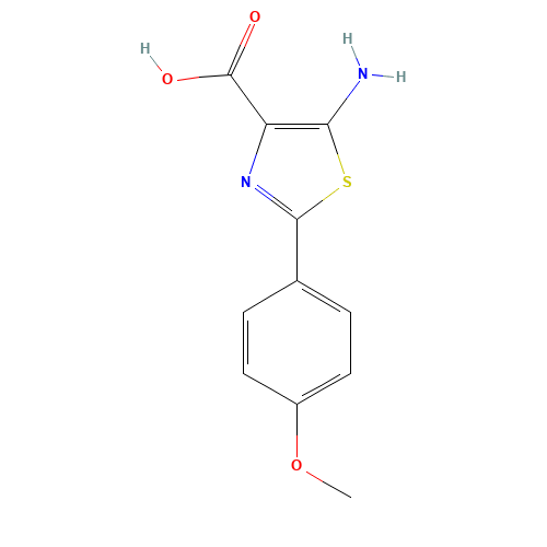 5-amino-2-(4-methoxyphenyl)-1,3-thiazole-4-carboxylic acid (CAS: 887248-46-6) - Related Chemical Product