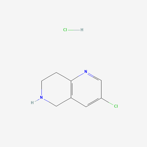 3-chloro-5,6,7,8-tetrahydro-1,6-naphthyridine;hydrochloride (CAS: 1260879-95-5) - Related Chemical Product