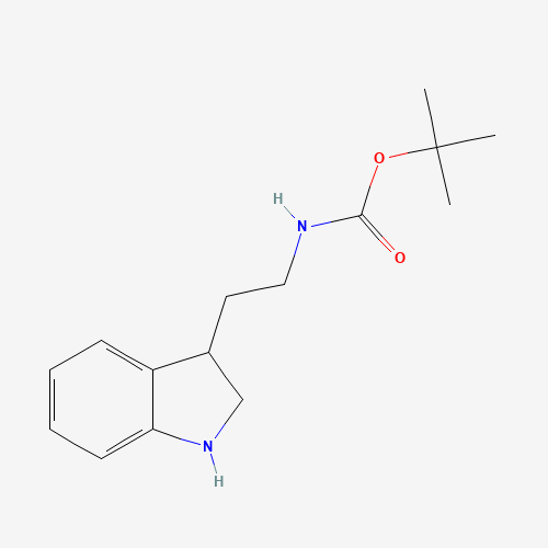 tert-butyl N-[2-(2,3-dihydro-1H-indol-3-yl)ethyl]carbamate (CAS: 907969-24-8) - Related Chemical Product