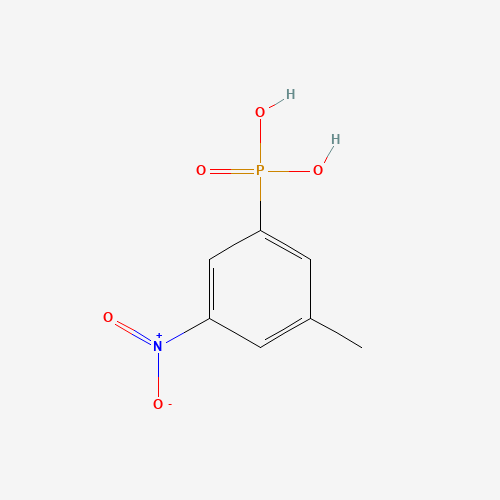 (3-methyl-5-nitrophenyl)phosphonic acid (CAS: 883842-11-3) - Chemical Structure and Molecular Formula 