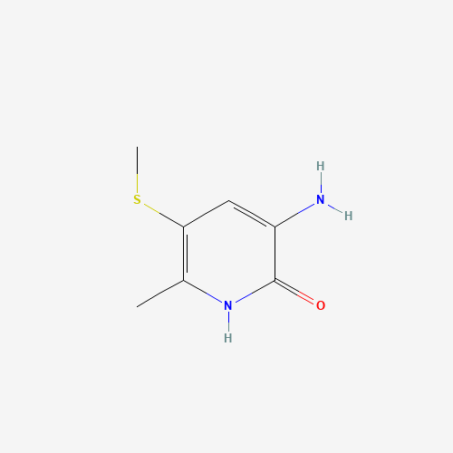 3-amino-6-methyl-5-methylsulfanyl-1H-pyridin-2-one (CAS: 139394-26-6) - Related Chemical Product