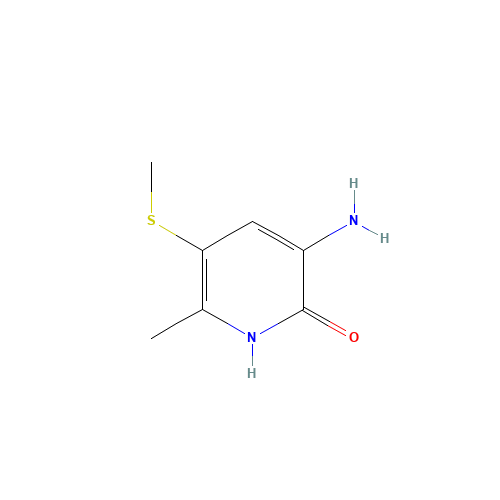 3-amino-6-methyl-5-methylsulfanyl-1H-pyridin-2-one (CAS: 139394-26-6) - Related Chemical Product